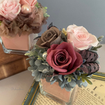 プリザーブドフラワー　秋アレンジ　クラシカルオータムカラー　花ギフト　フラワーギフト　