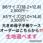 2人分★B6★A5★大きめ母子手帳ケースオーダーページ★蛇腹カードケース★カスタマイズ★お薬手帳