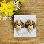 🐶キャバリアさんのピアス🐶