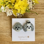 🐾トイプーさんとシーズーさんのピアス🐶