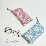 メガネケース【LIBERTY FABRICS リバティベッツィ　ネオンカラー】眼鏡ケース👓