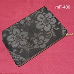 mF-400  再販  正絹　大島紬　着物リメイク　ポーチ