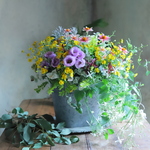 センニンソウがこぼれる花精のバケツ＃01