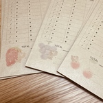 ハンドメイド くまさん×フルーツ 貯金袋 袋分け