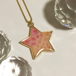 夕焼け映る水面レジン キーホルダー