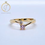 cz diamond ring (ピンキーリング可)