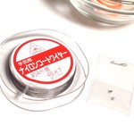 パーツ【極細】ナイロンコートワイヤー　日本製　高品質　0.2mm　4ｍ