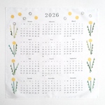 ＊道草 2026 calendar＊シルクスクリーン ハンカチ