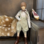 ピュアニーモXS 吊りズボンセット　4.チョコミント