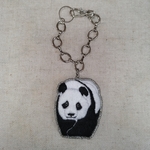 お散歩タンタン🐼パンダ 刺繍バッグチャーム