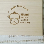 new!名入無料★乳歯＆へその緒＆母子手帳の保管に!トゥースフェアリーガール乳歯ケース