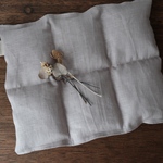 リニューアル♡リネンであったか　あずきカイロ　大判サイズ　温活　小豆カイロ　十勝産特別栽培小豆　減農薬小豆使用/福岡県糸島産　無農薬玄米カイロ　リネン100％