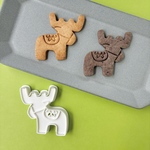 北欧　ヘラジカ　クリスマス【クッキー型】