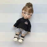 ソランちゃん メルちゃん 服 ෆ̈ ロンT＆ダメージデニムショートパンツ
