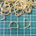 Dカン12ミリ　金色/約100個　メタルパーツ　金具