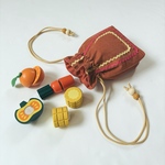  「ミニカー専用ポシェット」/mango　キッズ ベビー カバン バック トミカ 男の子 ファッション ポーチ ショルダーバッグ 巾着