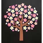 大きな桜の木　壁面飾り
