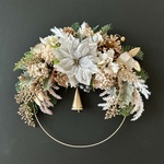 Poinsettia Xmas wreath IV