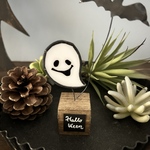 ハロウィン　おばけ　˚✧₊⁎  ステンドグラスオブジェA