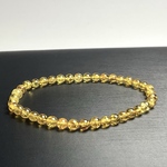 バルト海産　天然琥珀　5mm＊スパークリングメープルアンバーのブレスレット✨✨