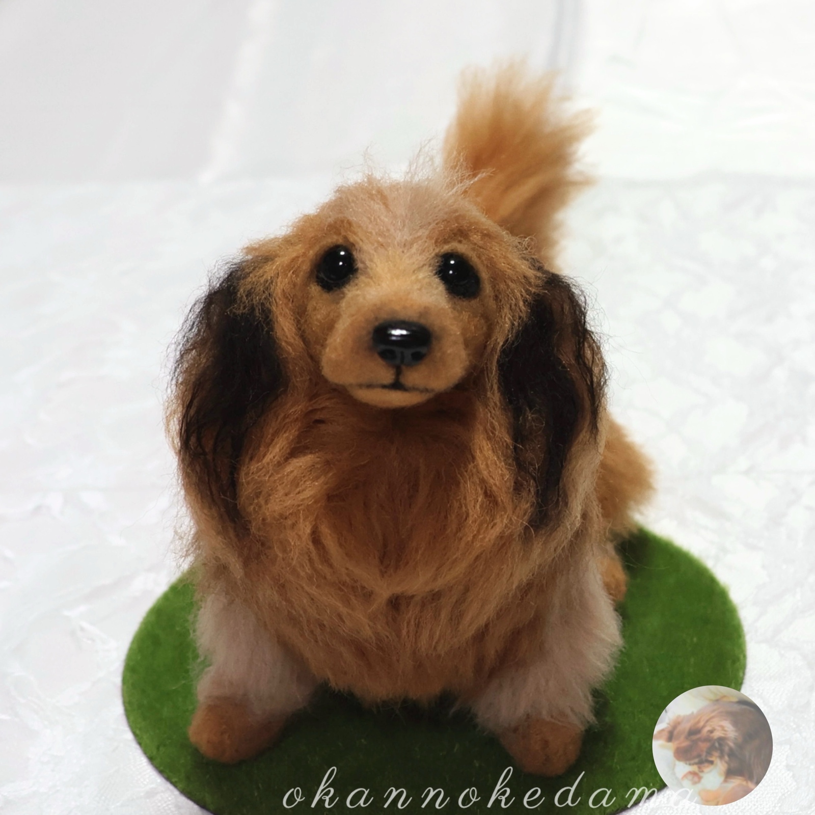 3D犬 愛犬 オーダーメイド 羊毛フェルト ダックス チワワ 犬 - OKAN