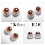 10470 ✤ 10/6mm ドール用アイチップ 3DTYPE