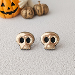 いかち可愛いドクロ ピアス【Gold】