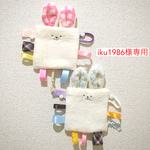 ＊iku1984様専用＊タグ付きハンカチ【ウサギライオンピンク/花柄】