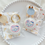 シンプルかわいい♡くるみボタンのマタニティマーク