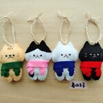 春はる猫　マフラーぬくぬく♪　【11/15まで受付☆受注販売】