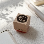 ちいさな花の2×2cmラバースタンプ「そっと咲く小花」ナチュラルモチーフ