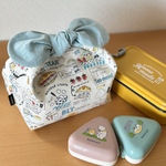 - ̗̀ 保冷保温  ̖́-  ＊丸いリボンのお弁当袋＊お弁当レシピ アイボリー