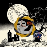 【送料無料】 🎃👻ハロウィン 刺繍＆クラフトバンド＆ビーズ ゴーストキーホルダー👻🍭🎃