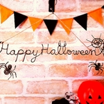 ワイヤーウォールデコ【Happy Halloween】
