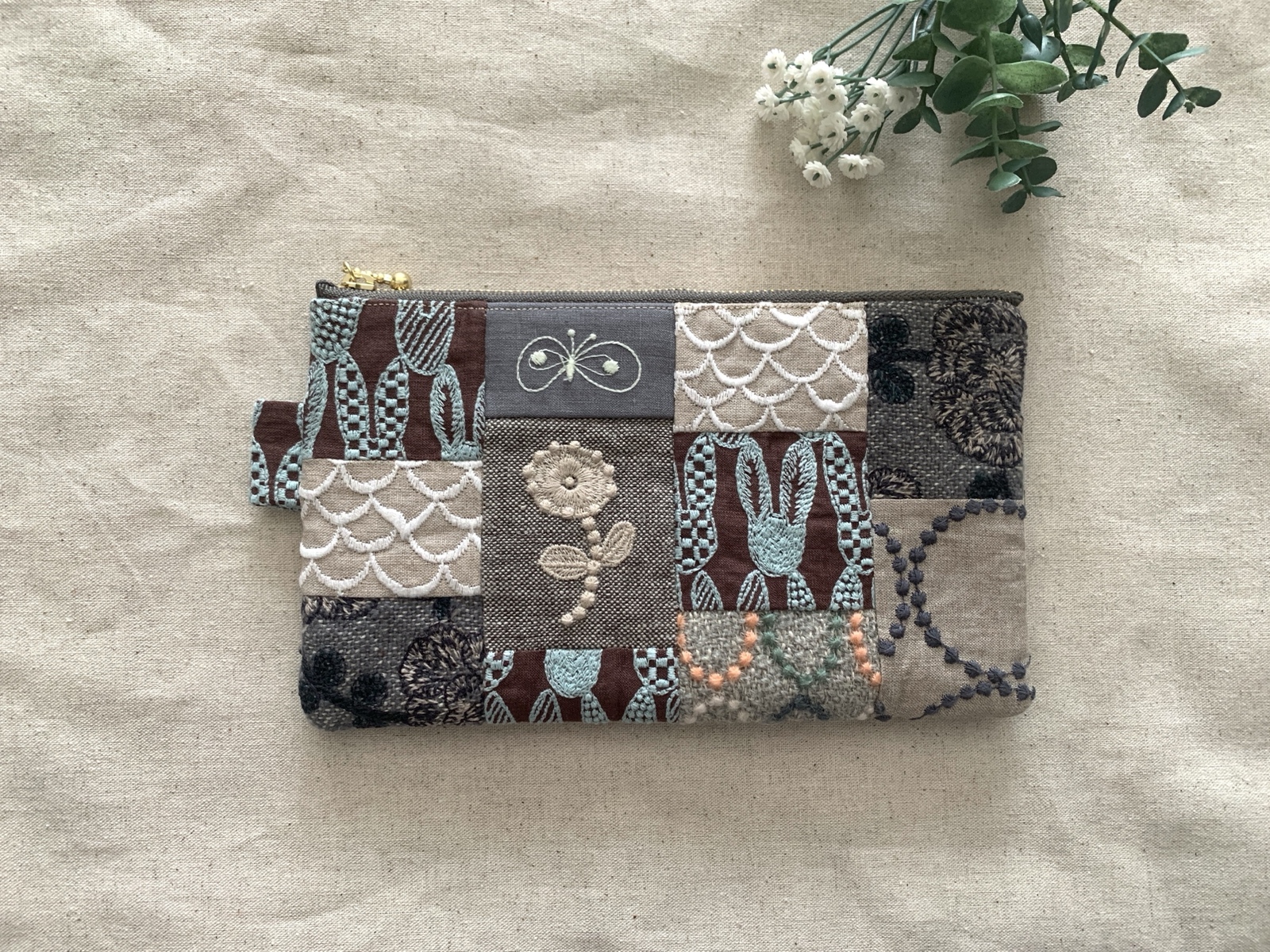 ✩専用✩ ミナペルホネン☆コンパクトウォレット☆ハンドメイド 中古）ミナペルホネン☆コンパクトウォレット☆ハンドメイド