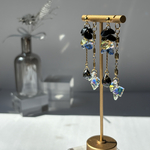 ◇Gift◇ black×blue×yellow -----耳に優しい魔法のイヤリングorサージカルステンレスピアス