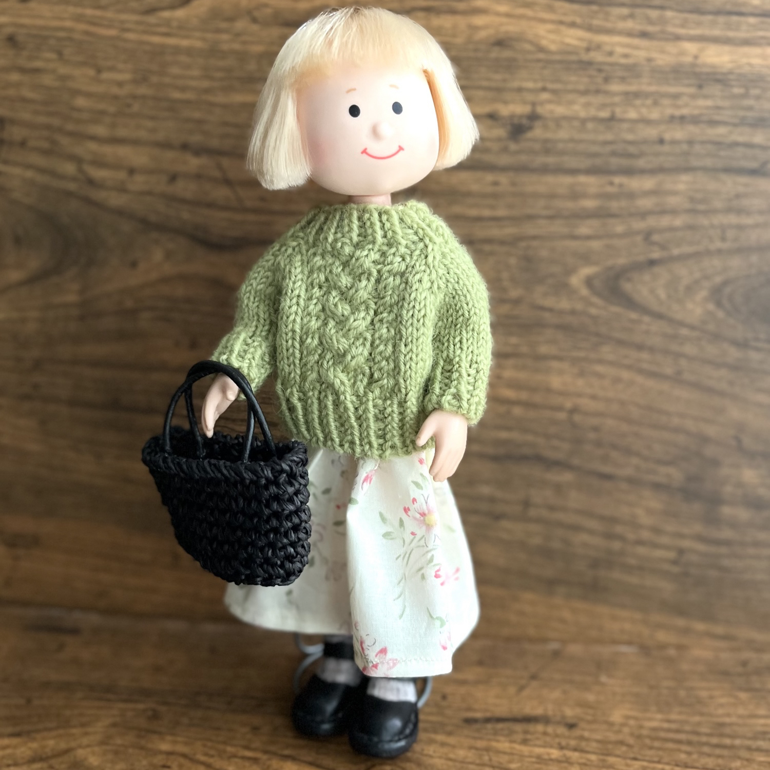 ドール用　衣装(サップグリーン)　アウトフィット　1/4サイズ　ハンドメイド Amazon.co.jp: YR EARTH S355 ドール用 アウトフィット メイド服