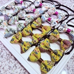 わんちゃん用　フォレストガーデン3色チョーカーふわふわリボン18個セット