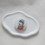 真珠の耳飾りの少女のスマホグリップ𓈒𓋜