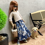 ティアードスカート(リカちゃん、ブライスの洋服)