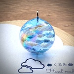 半球の雲レジン   青空にかかる虹 