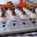 栗モンブランパフェ 置物