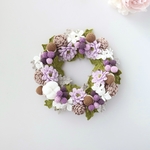 レース編みのリース＊秋の野山