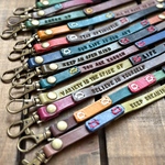 オイルレザーの持ち手　スマホケースやポーチに　本革ヌメ革　ハンドストラップ