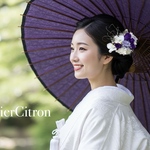 髪飾り 結婚式 成人式 卒業式 紫薔薇 胡蝶蘭