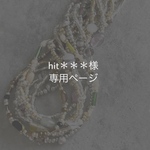 hit＊＊＊様 専用ページ 