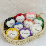 ハート型ロゼットチャーム