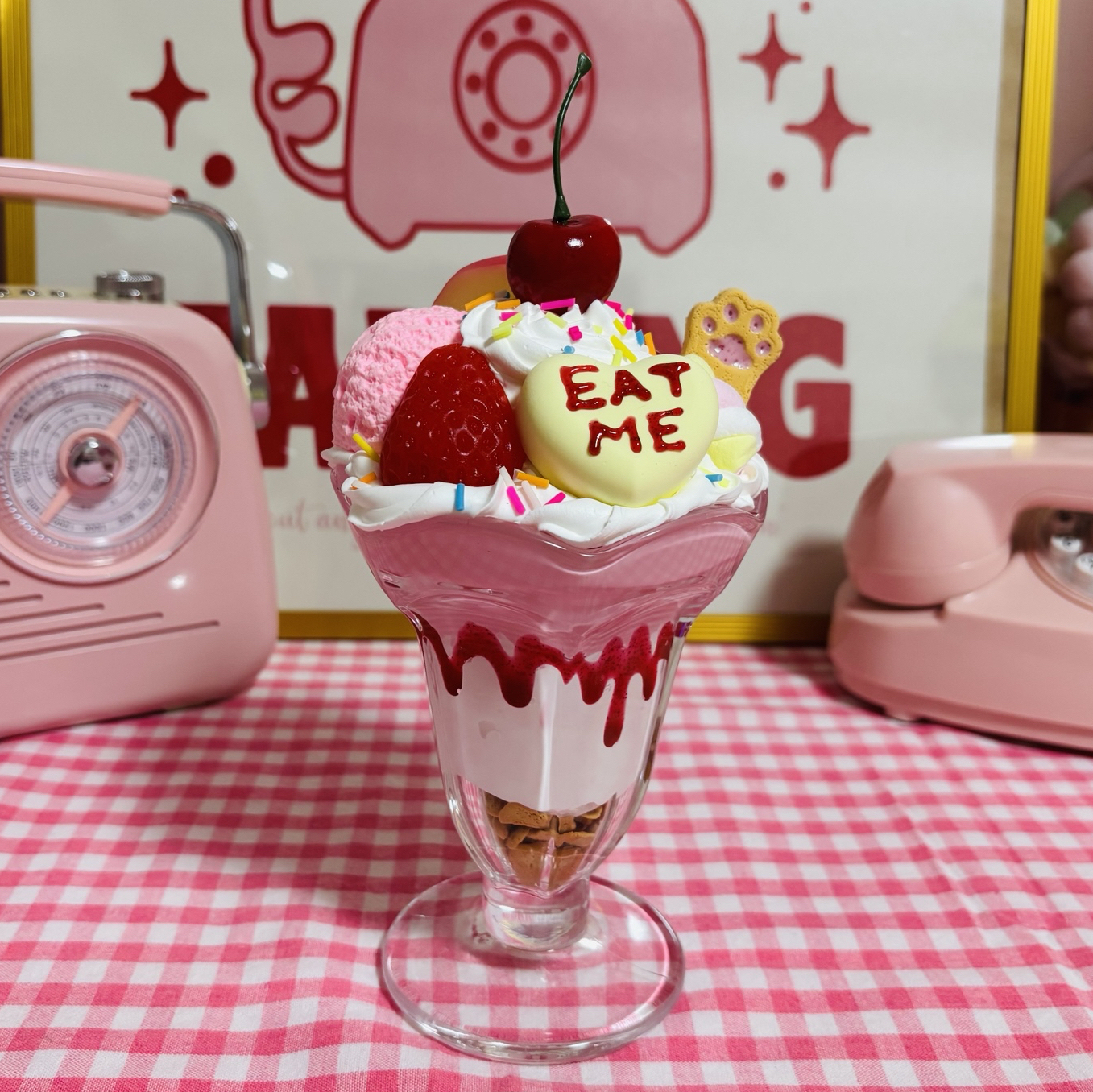 フェイクスイーツ♡贅沢ストロベリーパフェ♡ フェイクスイーツ♡贅沢ストロベリーパフェ♡