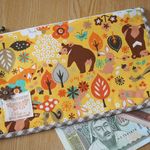 【送料無料】通帳ケース☆森のパーティ③