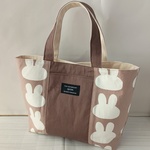 小さめトートバッグ(うさぎシルエット) 再販3